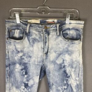 Anthropologie‎ Pilcro Slim Boyfriend Jeans Womens Size 28 Splash Tie Dye